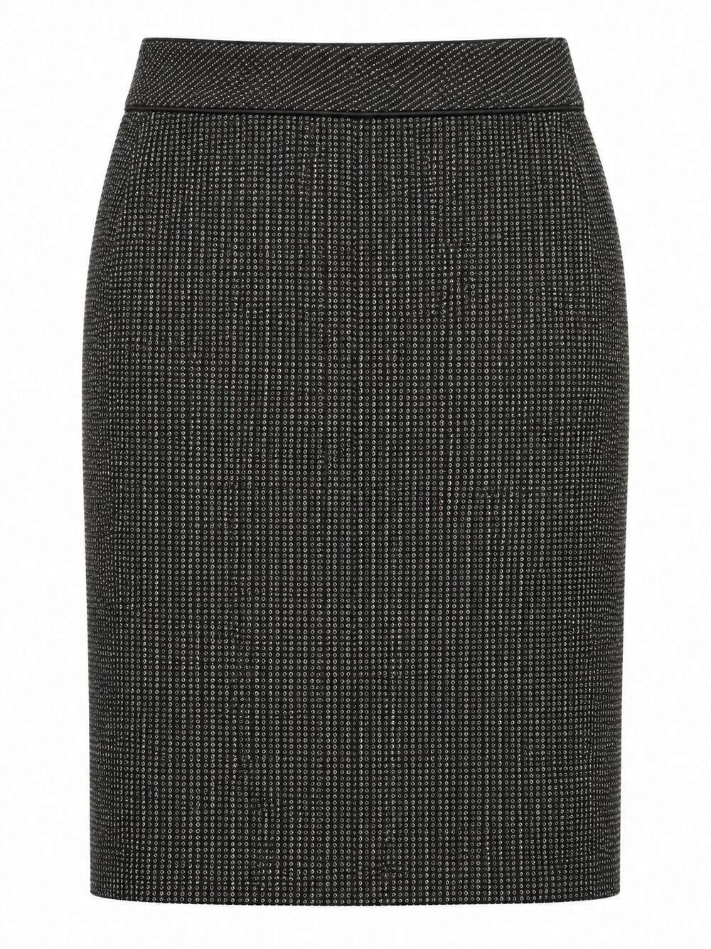 Ann Taylor Wool Blend Pencil Skirt Size 6 Gray Classic Preppy Office